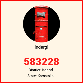 Indargi pin code, district Koppal in Karnataka