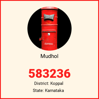 Mudhol pin code, district Koppal in Karnataka