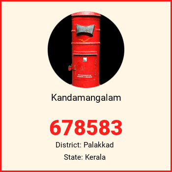 Kandamangalam pin code, district Palakkad in Kerala