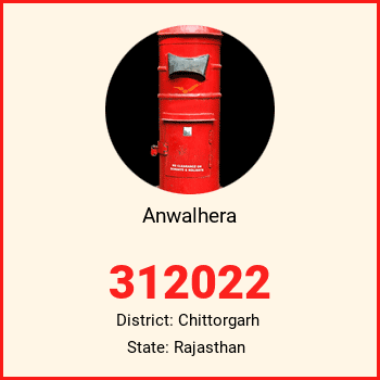 Anwalhera pin code, district Chittorgarh in Rajasthan