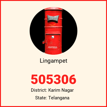 Lingampet pin code, district Karim Nagar in Telangana